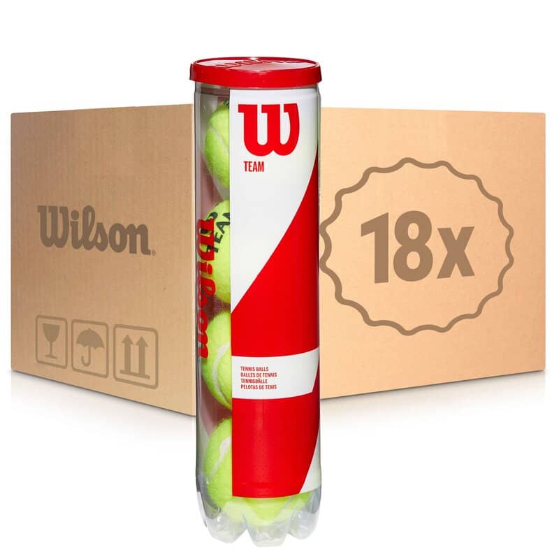 Wilson Team W Practice Tennisbälle 18x 4er Dose Im Karton für nur 69,85€ inkl. Versand