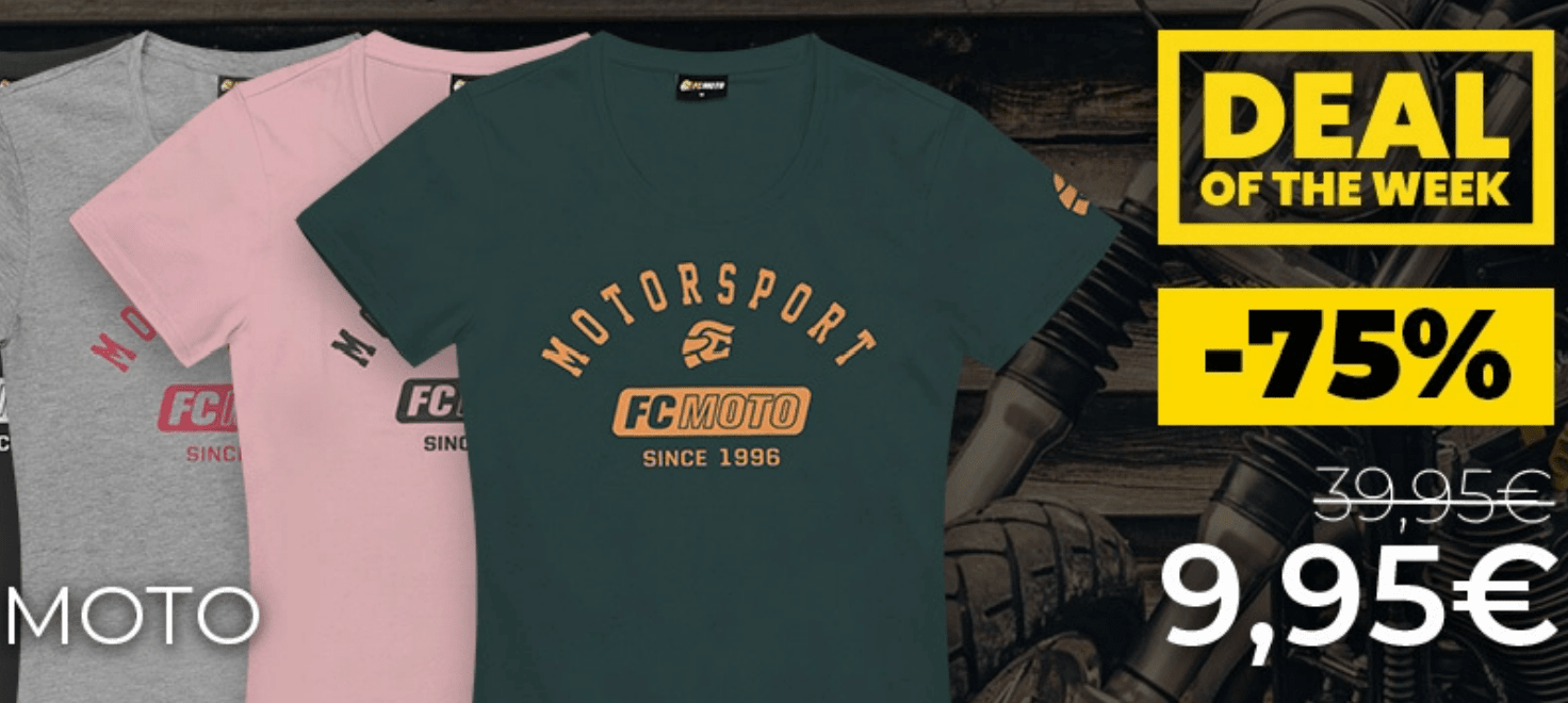 FC-Moto Moto Damen T-Shirt für nur 13,94€ inkl. Versand statt 28,85€