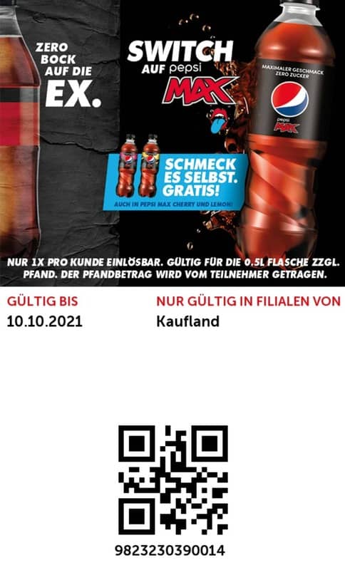 Pespi Max komplett kostenlos! 