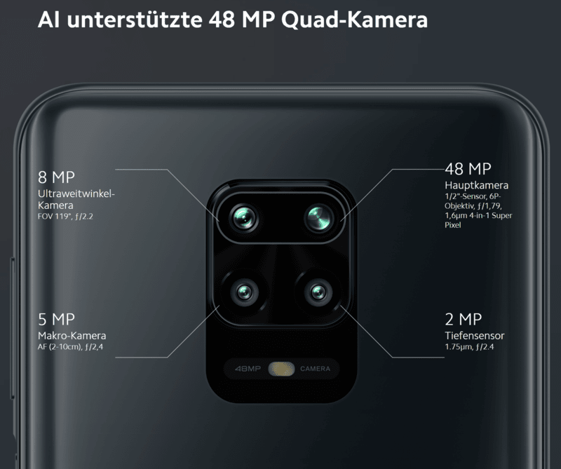 Xiaomi Redmi Note 9S Kamera
