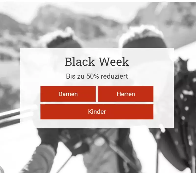 Bergzeit Black Friday Aktion