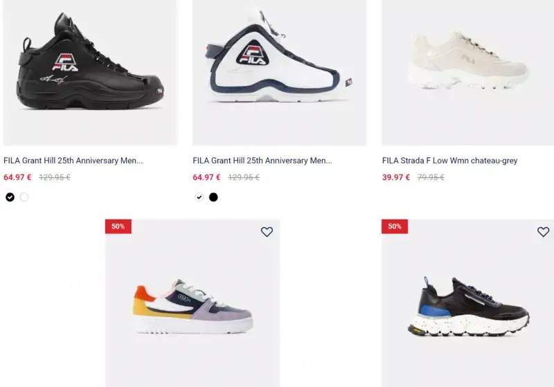 Fila Singles Day Aktion - 50% auf alle Schuhe ! 