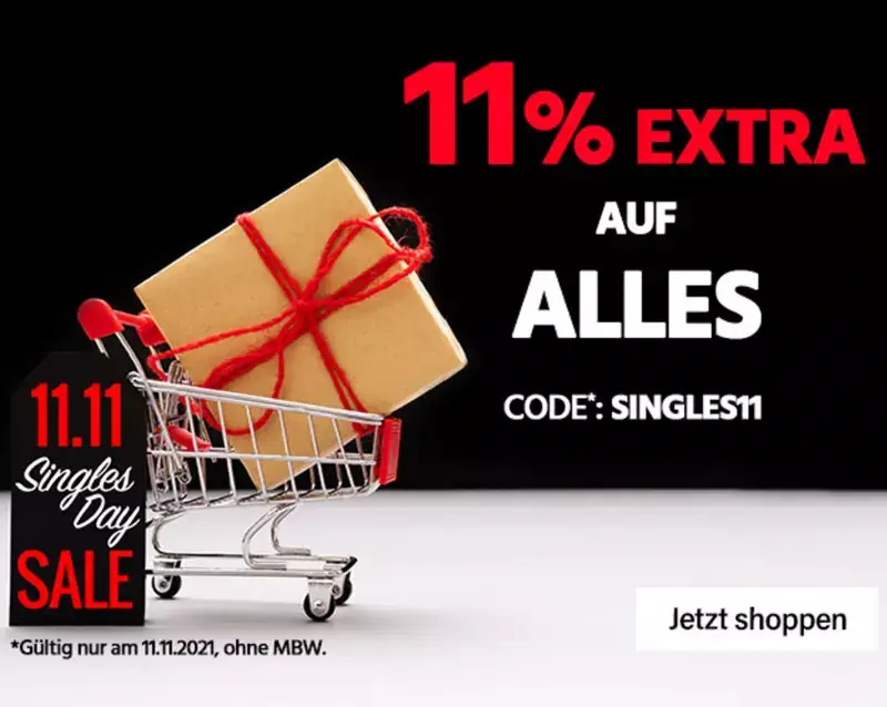 Jeans Direct Singles Day Aktion - 11% Rabatt auf alles ohne Mindestbestellwert