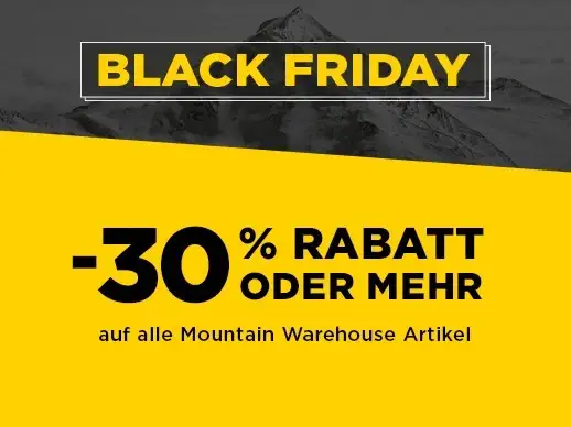 Mountain Warehouse Black Friday Aktion