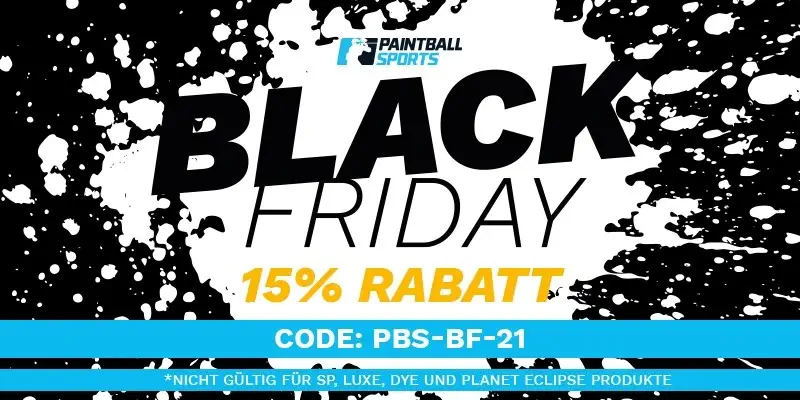 Paintball Sports Black Friday Sale - 15% Rabatt 