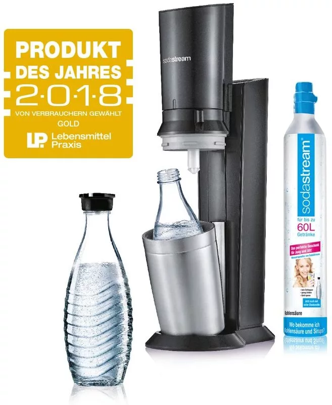 SodaStream Crystal 2.0 inkl. CO2 Zylinder und 2 Glaskaraffen für nur 69,99€ inkl. Versand statt 89,90€