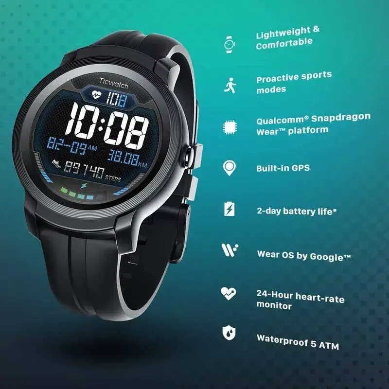 Mobvoi TicWatch E2 für nur 76,18€ inkl. Versand statt 133,25€