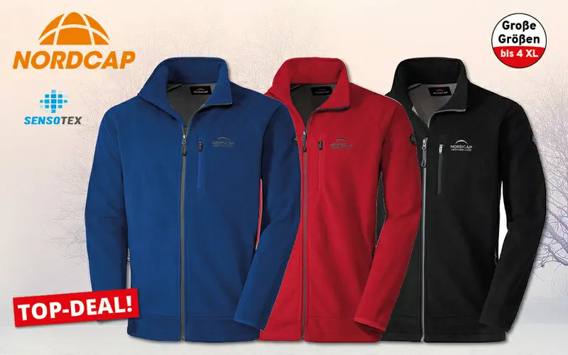 Nordcap Fleecejacke mit Membrane für nur 37,86€ inkl. Versand statt 49,99€