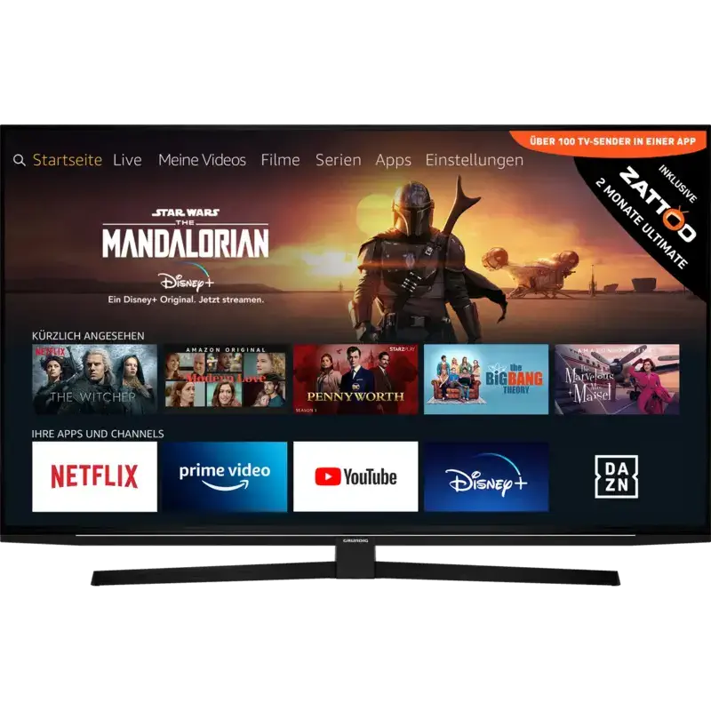 Grundig GUB 8040 65" 4K Smart TV für nur 549€ inkl. Versand statt 859,89€