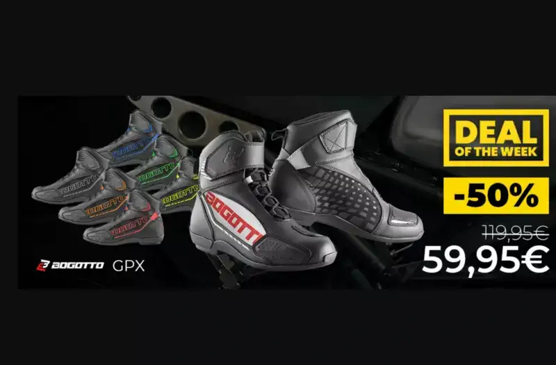 Bogotto GPX Motorradschuhe für nur 63,94€ inkl. Versand statt 119,95€