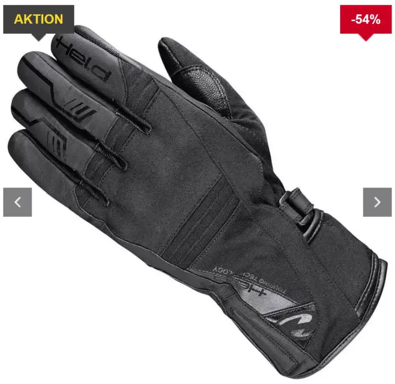 Held Feel n Proof Motorradhandschuhe für nur 58,94€ inkl. Versand statt 119,95€