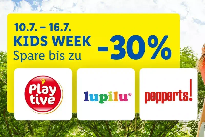 Kids Week bei Lidl - 15 % EXTRA-Rabatt