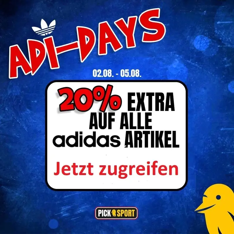 Adidas Days 20% Extra auf alles von adidas 