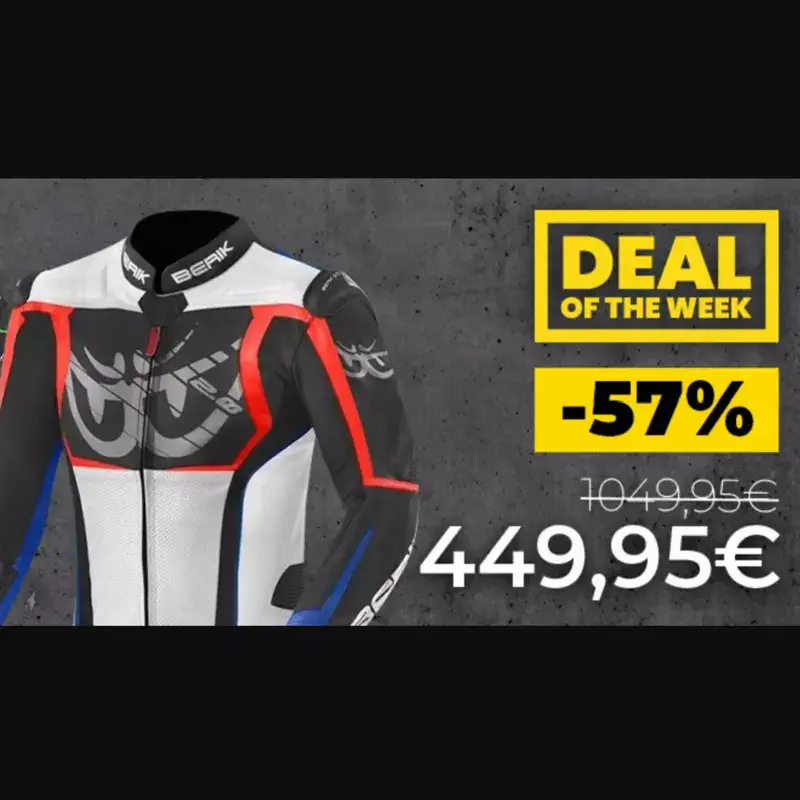 Berik NexG 1-Teiler Motorradkombi aus Leder für nur 408,94€ inkl. Versand statt 1049,95€