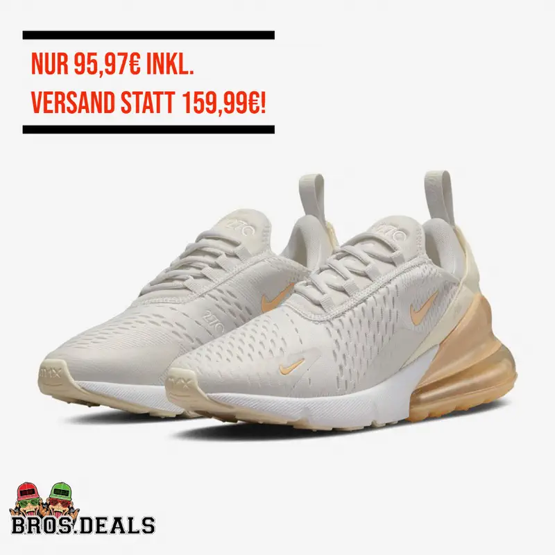 Nike Air Max 270 Damen Sneaker für nur 95,97€ inkl. Versand statt 159,99€