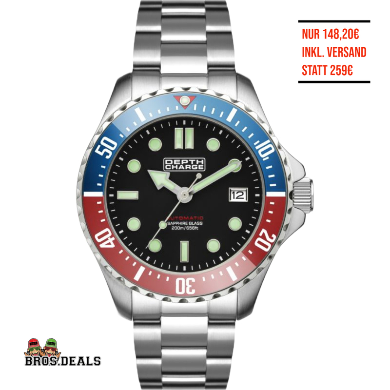 Depth Charge Unisexuhr DB106611BERD für nur 148,20€ inkl. Versand statt 259€
