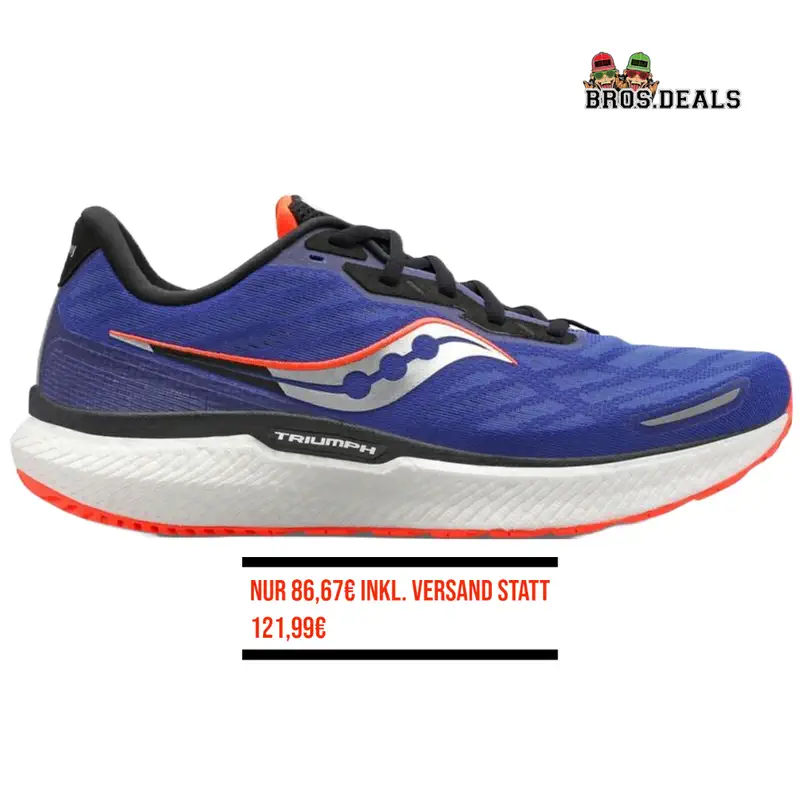 Saucony Triumph 19 Laufschuhe für nur 86,67€ inkl. Versand statt 121,99€