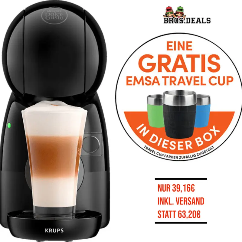 KRUPS KP1A3B.TC Nescafé Dolce Gusto Piccolo XS für nur 39,16€ inkl. Versand statt 63,20€