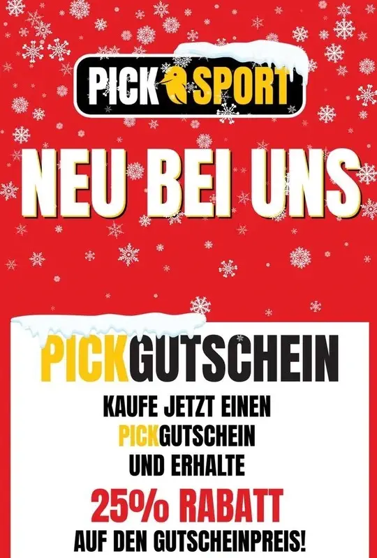 Picksport Gutscheine 25% günstiger 
