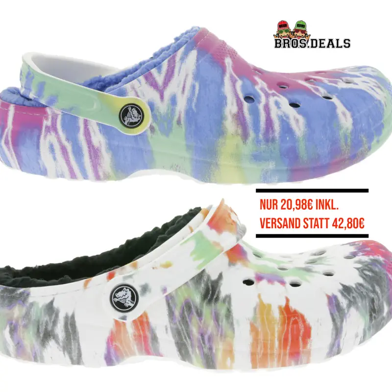Crocs Classic Lined Tie-Dye für nur 20,98€ inkl. Versand statt 42,80€