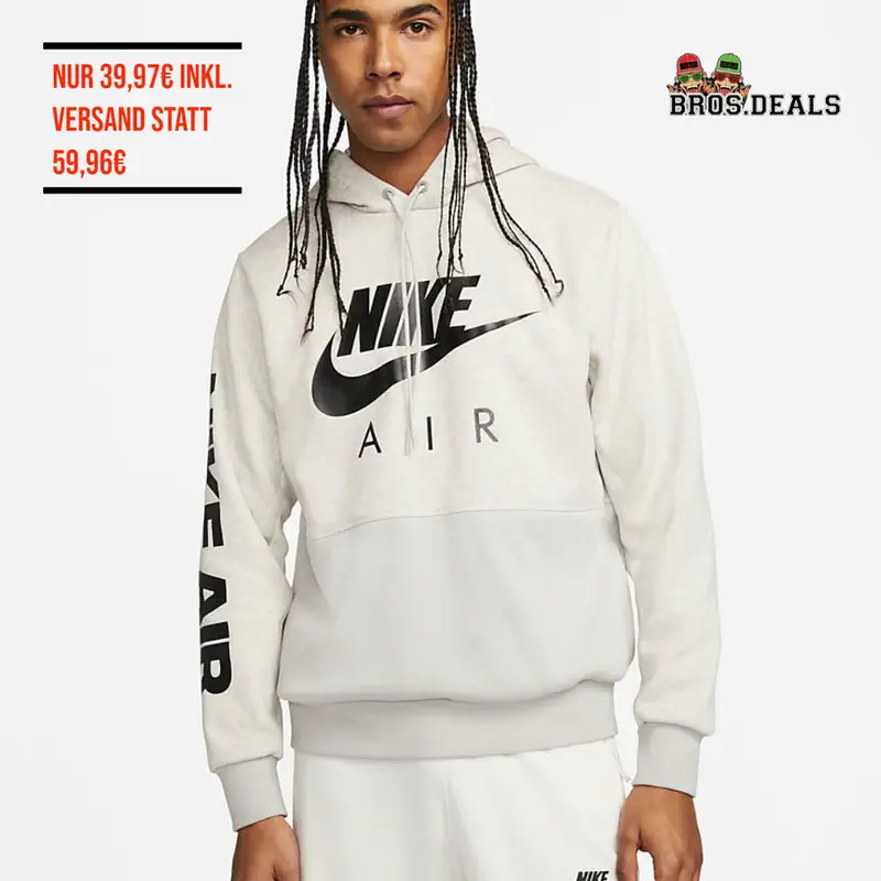 Nike Brushed-Back Fleece Hoodie für nur 39,97€ inkl. Versand statt 59,96€