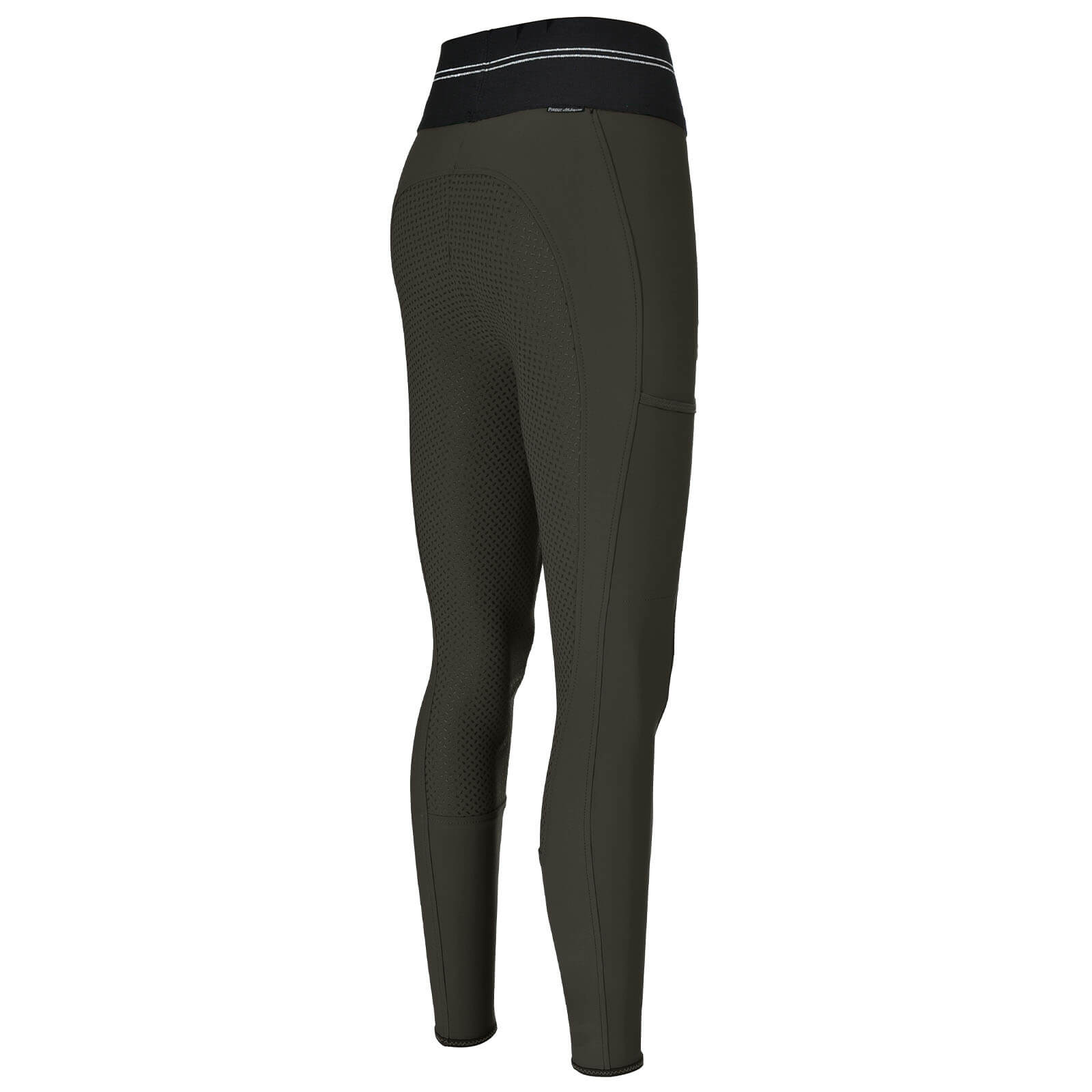 Pikeur Reitleggings Damen Full- Grip Gia Grip Athleisure Classic Ganzbesatz Black Olive 34 | kavalio - für mich und mein Pferd – Bild 2