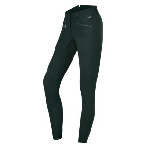 E.L.T Reithose Damen Full-Grip Hella High Waist Silikon Damenreithose Smaragd 38 | kavalio - für mich und mein Pferd