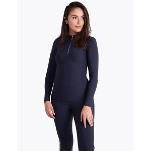 Maximilian Equestrian Base Layer Damen Long Sleeve Funktionsshirt Navy L | kavalio - für mich und mein Pferd