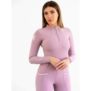 Maximilian Equestrian Base Layer Damen Long Sleeve Funktionsshirt Mauve S | kavalio - für mich und mein Pferd