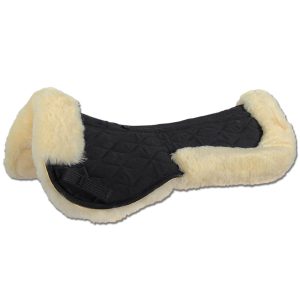 Waldhausen Sattelkissen Lammfell Sattelpad Schwarz | kavalio - für mich und mein Pferd