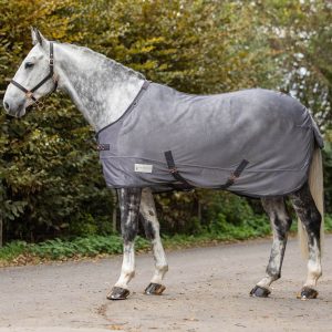Waldhausen Fliegendecke COMFORT mit Kreuzgurten Grau 135 cm | kavalio - für mich und mein Pferd