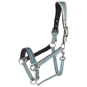 Waldhausen Halfter Athletic Nylonhalfter Alpenblau/Kreideblau/Grau Pony | kavalio - für mich und mein Pferd