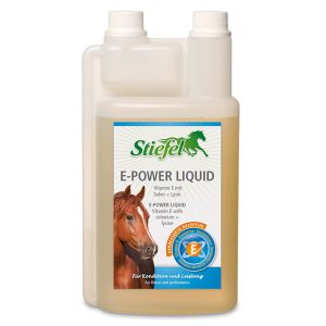 Stiefel Nahrungsergänzungsmittel E-Power Liquid Selen Vitamin E Zusatzfutter | kavalio - für mich und mein Pferd