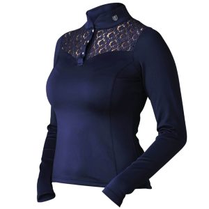 Equestrian Stockholm Trainingsshirt Champion Longsleeve Navy XL | kavalio - für mich und mein Pferd