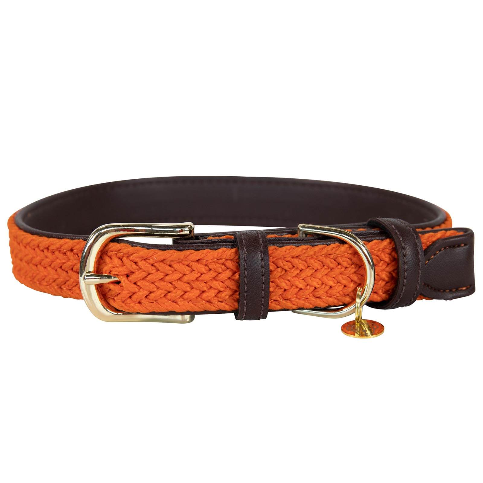 Kentucky Dogwear Hundehalsband Geflochten Nylon Orange S | kavalio - für mich und mein Pferd