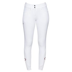 Cavalleria Toscana Reithose Damen American Full Grip Vollbesatz Damenreithose White 42 (IT48) | kavalio - für mich und mein Pferd