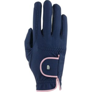 Roeckl Reithandschuh Lona Handschuh Navy/ Vintage pink 6 1/2 | kavalio - für mich und mein Pferd