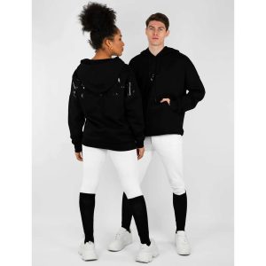 Maximilian Equestrian Hoodie Unisex Icon Oversized Kapuzenpullover Black XS | kavalio - für mich und mein Pferd