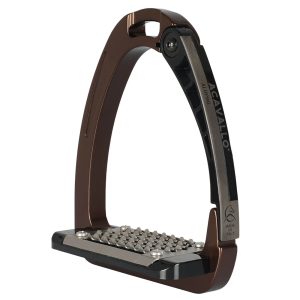 Acavallo Sicherheits Steigbügel Arena Alupro Braun | kavalio - für mich und mein Pferd