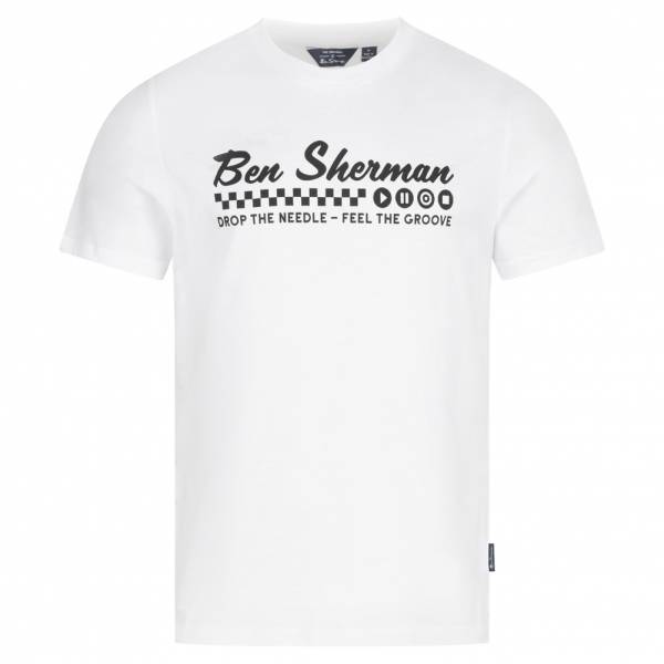 BEN SHERMAN Feel the Groove Herren T-Shirt 1012965-WHITE