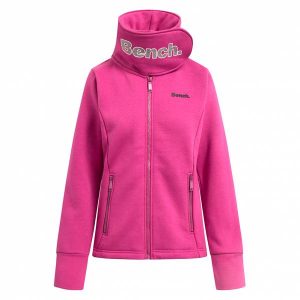 Bench Haylo Damen Sweatjacke mit Stehkragen 117439-103-ORCHID-FLOWER