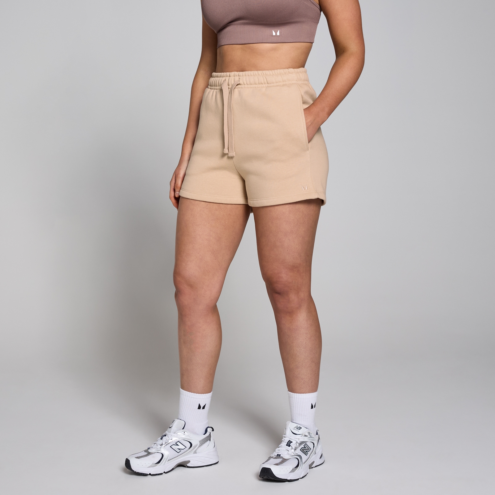 MP Damen Tempo Sweatshorts – Creme - S