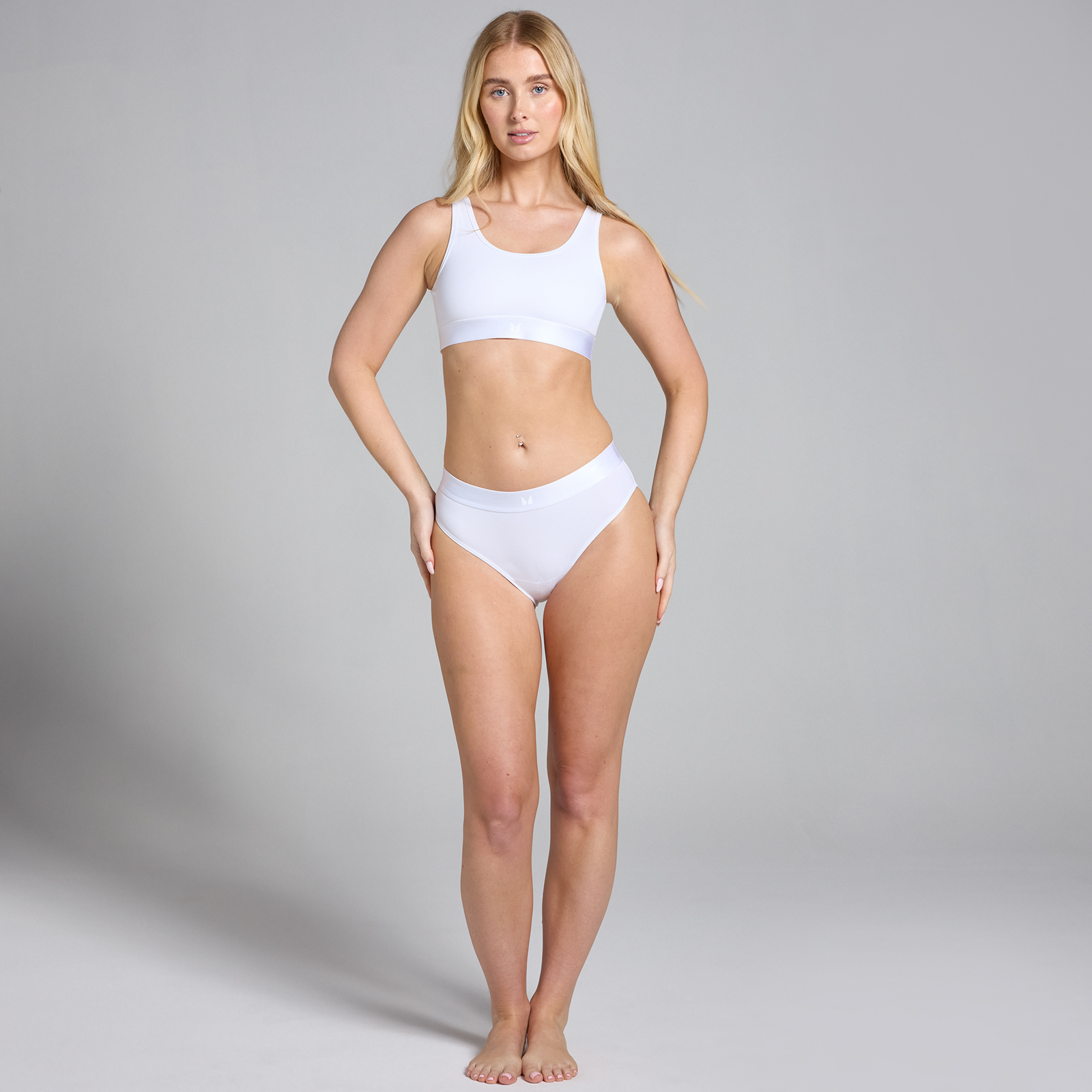 MP Bralette mit Rundhalsausschnitt – Weiß - L – Bild 4