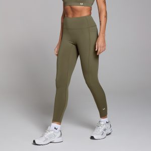 MP Damen Active Leggings mit Taschen – Khaki - XXL