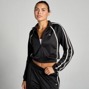 MP Damen Trikot Trainingsjacke – Schwarz/Weiß - XXL