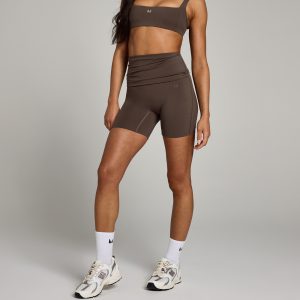 MP Damen Studio Umschlagbare Shorts – Schokolade - XL