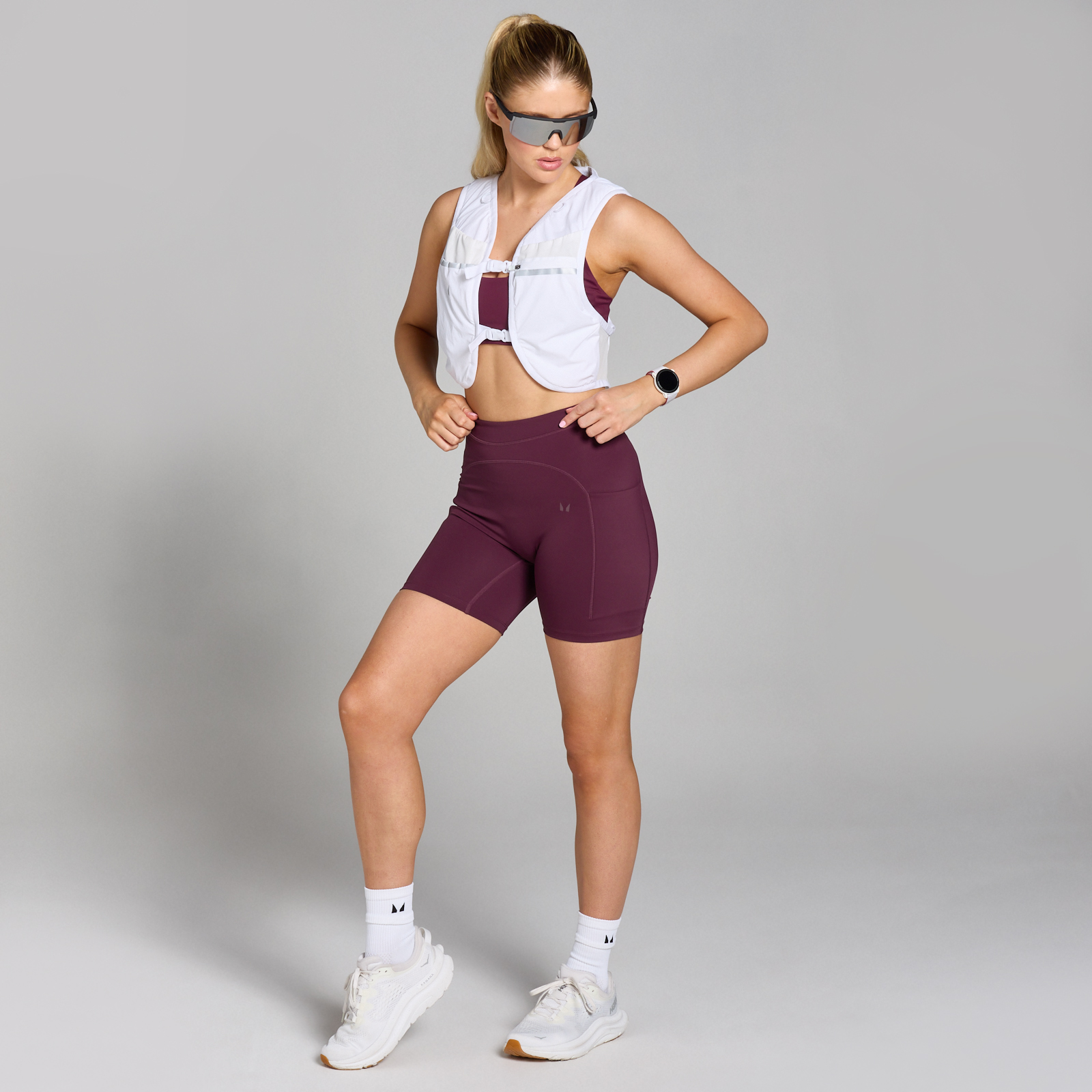 MP Damen Velocity Shorts mit Taschen – Port - XXL – Bild 3