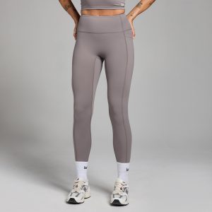 MP Damen Active Leggings mit Taschen – Kühles Grau - L