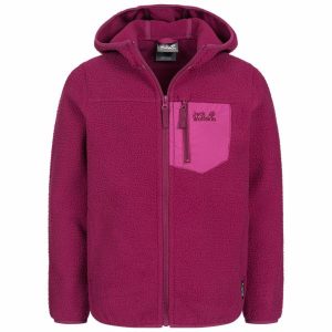 Jack Wolfskin Ice Curl Hood Kinder Mädchen Jacke 1609231-2501
