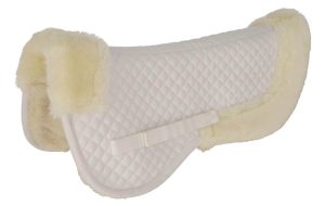 Covalliero Korrektursattelkissen Webpelz Sattelunterlage Weiß Pony | kavalio - für mich und mein Pferd